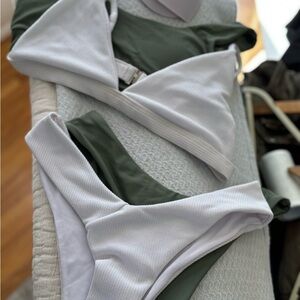 Lot of 2 Zaful bikinis! Brand new w/tags and Orig packaging. High cut leg size S